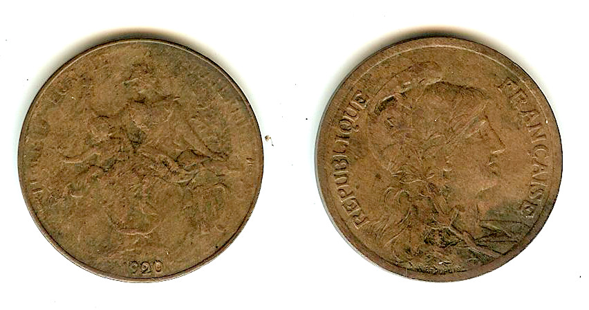 10 Centimes Dupuis 1920 gVF
